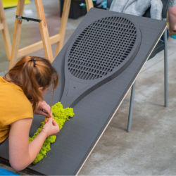 Raquette de tennis 2D OASIS® EYCHENNE® ALL BLACK