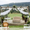 décor de mariage avec l'Eco guirlande OASIS®