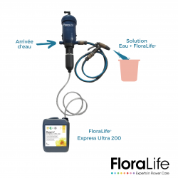 schéma installation Pompe dosage automatique FloraLife®