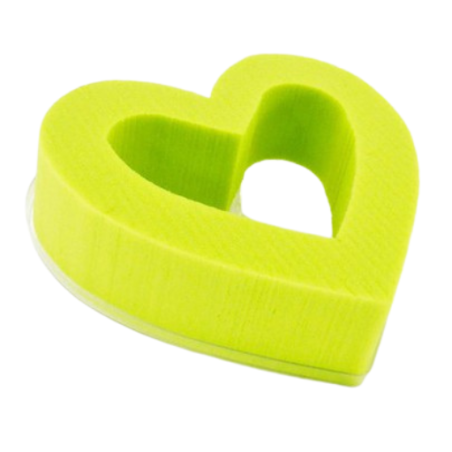 Cœur ouvert 18cm OASIS® RAINBOW® FOAM Vert anis
