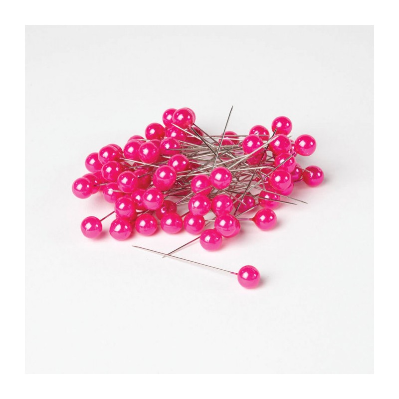 Epingles OASIS® 6 mm x 65 mm Rose vif
