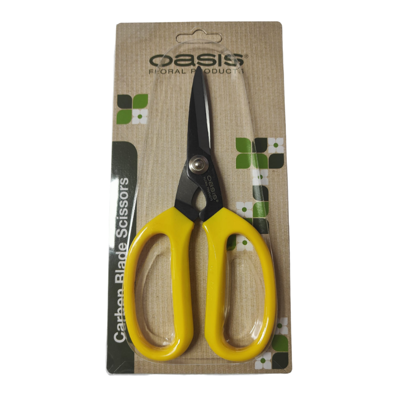 Flowerbox Oasis Coupe-fil Floral Avec Poignées Caoutchouc Jaune