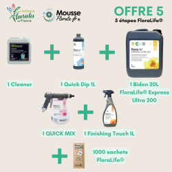 OFFRE 5 : les 5 étapes pour la fraicheur FloraLife
