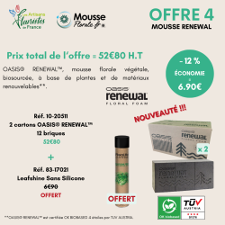 OFFRE 4 AFDF : Mousse OASIS® RENEWAL FLORAL FOAM
