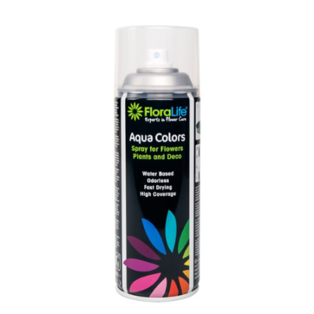 Spray AQUA Colour FloraLife® Argent Métal