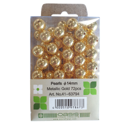 Perles OASIS® ø 14 mm Or