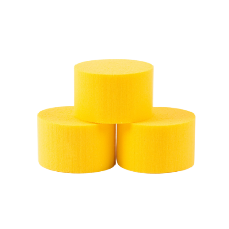 Cylindre ø 8 cm OASIS® RAINBOW FOAM- jaune soleil