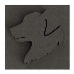 Tete de chien OASIS® EYCHENNE® ALL BLACK