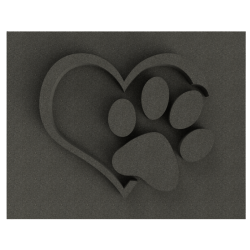 Cœur et Patte OASIS® EYCHENNE® ALL BLACK