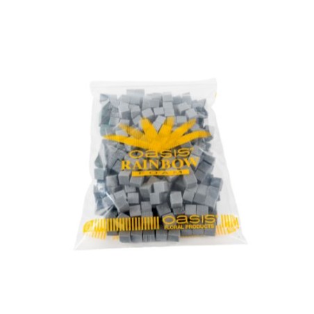 Mini cubes 2cm OASIS® RAINBOW FOAM argent
