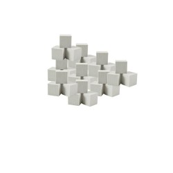 Déstockage Mini cubes 2cm OASIS® RAINBOW FOAM argent