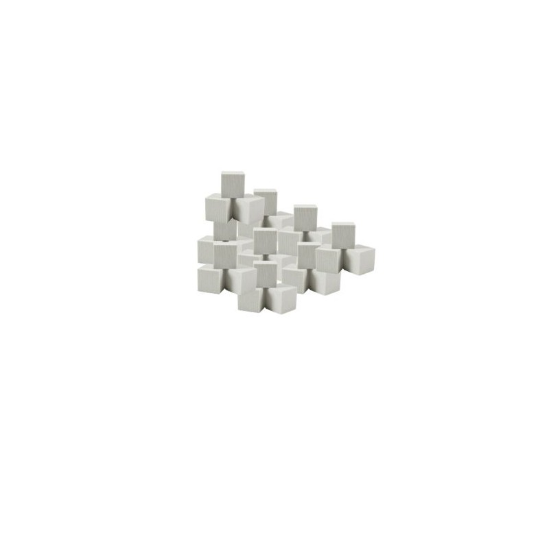Déstockage Mini cubes 2cm OASIS® RAINBOW FOAM argent