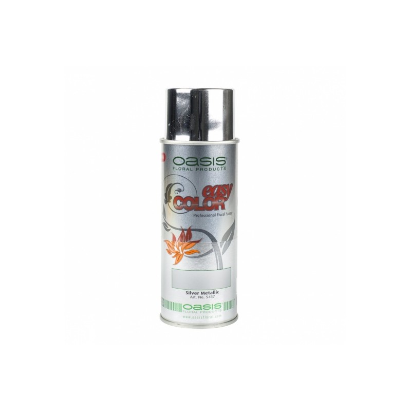Déstockage Spray EASY Colour Métal OASIS® Argent 300+100 ml
