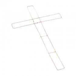 Déstockage croix en fil métallique