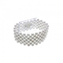 Bracelet en perles OASIS® blanc