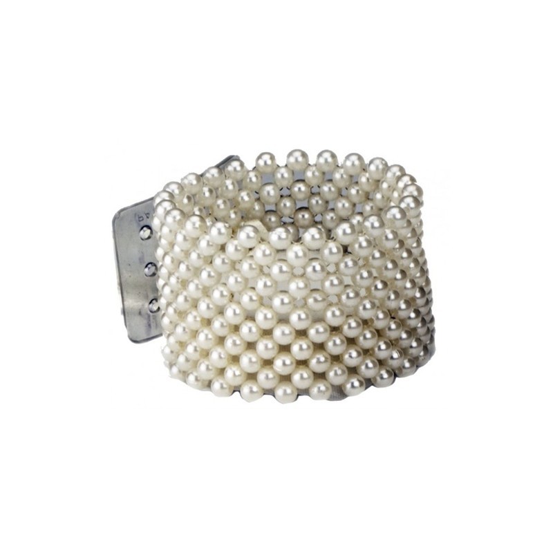 Bracelet en perles OASIS® large ivoire