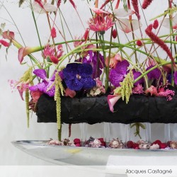 Art floral OASIS BIO BLACK par Jacques Castagné