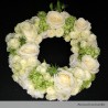 Couronne BIOLIT® OASIS® BLACK IDEAL fleurie