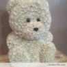 Teddy 3D OASIS® BIOLINE® composition florale en fleurs séchées